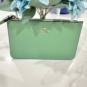 Kate Spade Light Green Clutch - NWT